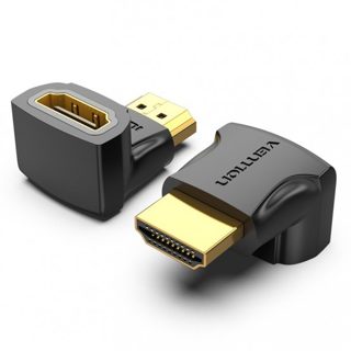 Adapter Vention HDMI-90 Degree Male To Female Black