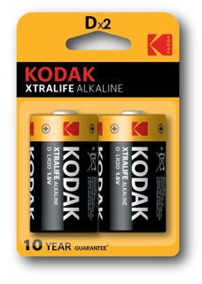 Kodak LR20 Bateri Alkalin XTRALIFE 30952058 Dx2