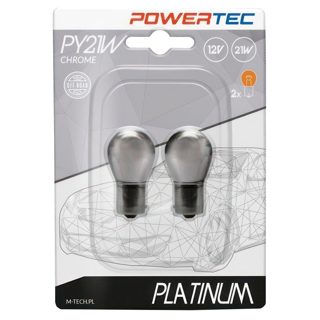 Powertec Platinum Py21W Llampa Chrome Mt-Ptzch36-B2 12V