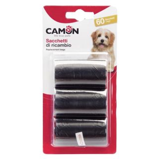 Cm Camon Qese per mbledhjen e jashteqitjes 3-pack E 14x21x29.5 Ngjyre E Zeze 3