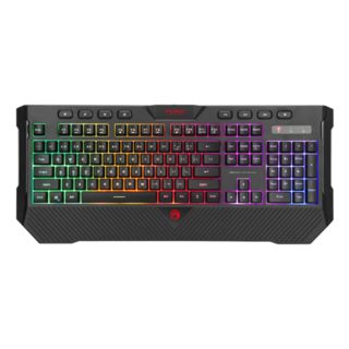 Marvo K656 Gaming 112 Keys Rainbow RGB Anti-Ghosting Wrist Rest USB Black
