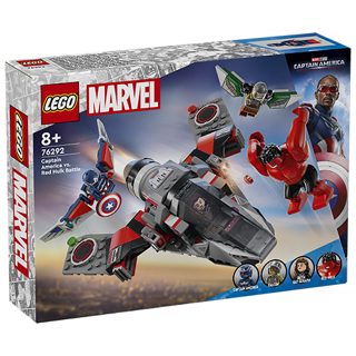 LEGO DUEL-76292 Marvel Captain America VS Red Hulk