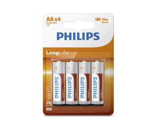 Philips R6L4B Bateri Long Life 10 Energy 4 AA