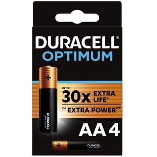 Duracell Optimum 4xAA Bateri