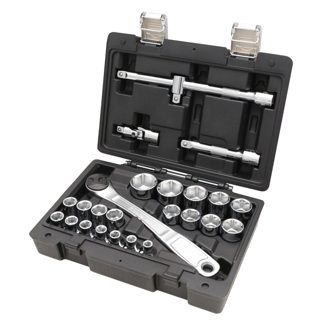 Beta Set profesional me kriket dhe aksesorë Cr-V Kokë Kriketi 8 -9 -10-11-12-13-14-15-16 17-18-19-20-21-22-23 24-27-30-32 Zgjatues 1 32mm