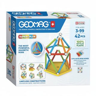 Geomag Supercolor Panels Magnetic Rods 42-pack 42pcs