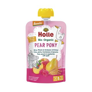 Holle Pear Pony Pure Frutash Dardhë Pjeshkë Manaferra Dhe Tërshërë 8m+
