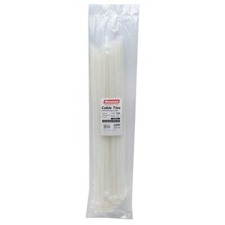 Benman 430mmX7,6mm Fasheta Plastike 50 Cop Bardhe