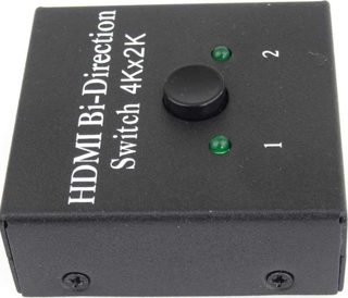 Premiumcord 2x1 1x2 Ndërprerës HDMI 4K I Zi