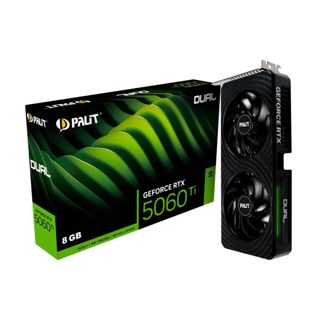 Palit RTX-5060 GPU Dual GeForce Ti GDDR7 2x Black NE7506T019P1-GB2062D