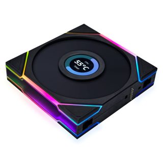 Lian Li UniFan TL LCD G99.12TLLCD1W1B.00 M3 1x Wireless ARGB Airflow 156.73 H Black 1x120mm 120mm
