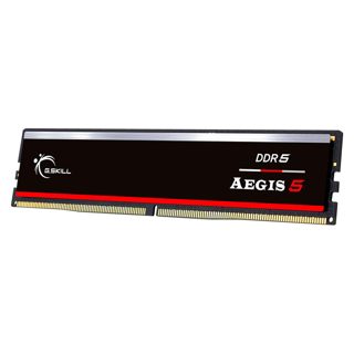 G.skill CL36 Aegis 5 1x 6000Mhz DDR5 XMP 3 And EXPO Ready Black F5-6000J3636F3