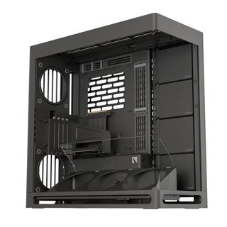 Case Havn HS-420 Vertical GPU Premium Midi Tower ATX NO Fans Black HVN-CA-HS420-08
