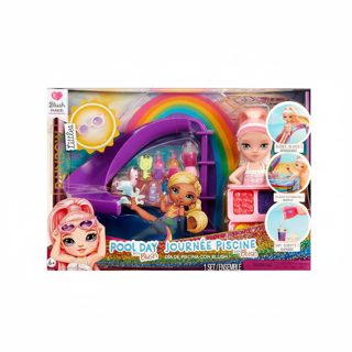 Rainbow High Littles Pool Day With Blush Playset