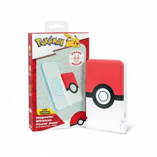 Otl Pokémon Pokeball Magnetic Wireless 5000mAh Power Bank
