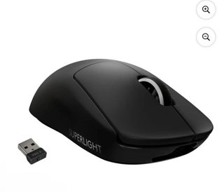 Logitech 25K Pro G X SUPERLIGHT Wireless Gaming HERO 25600 DPI Black