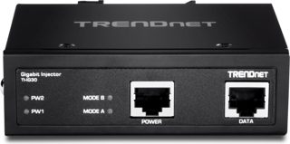 Trendnet TI-IG30 Injektor Industrial PoE Gigabit Gri 30W