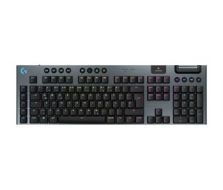Logitech G915 X LIGHTSYNC RGB LIGHTSPEED Wireless Or Bluetooth Or USB Wired Connection Mechanical GL Clicky Switches DE QWERTZ Black 920-012705