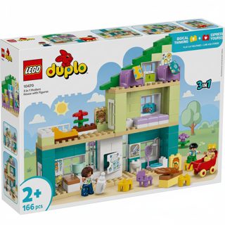 LEGO Duplo Modern Family House with Figures