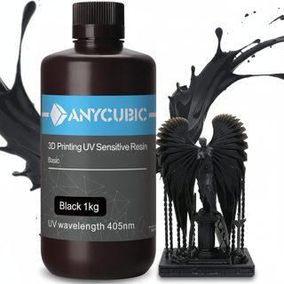 Resin Anycubic Basic Rigid 1kg Light Black