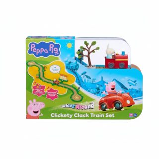 Peppa Pig Whizz Around Clickety Clack Train Set Playset