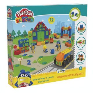 Play-doh Blocks School Play 'n' Learn Blocks