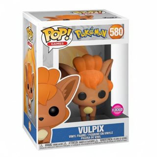 Funko GAMES-580 Figure Pop! Pokemon Vulpix Flocked
