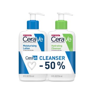 Cerave Hydrating Cleanser & Moisturizing Lotion Set