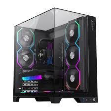 Gamemax Infinity Pro Black Panoramic Tempered Glass Mid-Tower Gaming