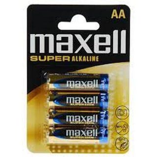 Maxell LR6 AA 1.5V Super Alkaline 4 Pcs Pack 4-pack Batterie
