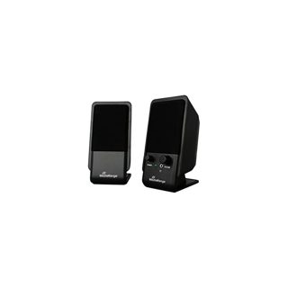 Mediarange Active Box USB 2.0 Desktop Speakers Compact Stereo Sound Black