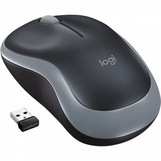 Logitech M185 Wireless Optical 1000 DPI 12-Month Battery Grey