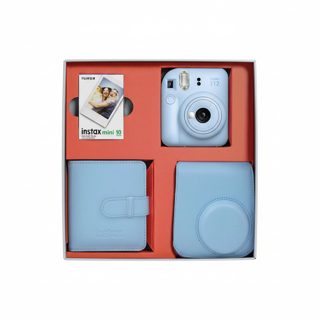 Fujifilm MINI-12 Instax Pastel Blue Bundle