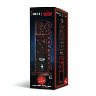 Bialetti Set Stranger Things 6 Stackable Cups
