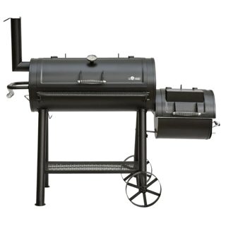 El Fuego Buffalo Tymuese-barbekju me qymyr Metalike 155x132x78 E Zezë 1