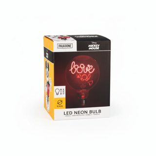 Mickey Mouse Love LED Light Neon Bulb