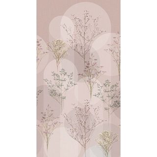 Erismann Elle Decoration 2268-10 Leter Muri H2.8 X 1.5 M Floral Roze Pastel