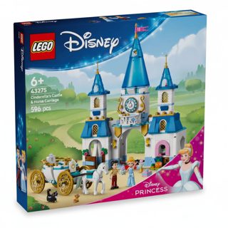 LEGO Disney Cinderella's Castle and Horse Carriage 43275