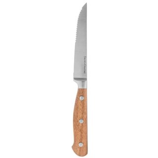 Akacia Kafe Cm TEHU-11 Thikë Bifteku Inoks Dru 23 11.5cm 23cm