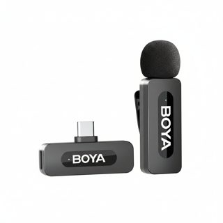 Boya BY-V10 Wireless Lavalier Microphone For Android Mini Lapel USB-C Connection