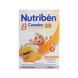 Nutriben 8 drithëra me mjaltë & biskotë (6m+)