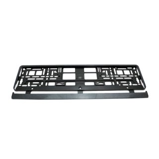 Amio Am-01165 Portatarga Plastike Carbon 1Cp
