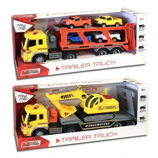 Mondo Motors Friction Trailer Truck Light Vehicle