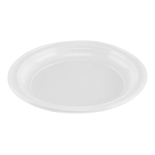 Pjatë Cekët Dopla PK-20 E E Bardhë Plastike 20.5cm