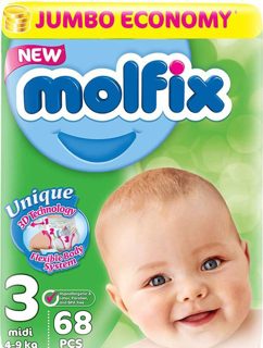 Molfix 4-9kg 68cp 68-pack