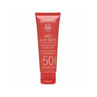 Tinted Gel Cream SPF-50 Apivita Bee Sun Safe Hydra Fresh