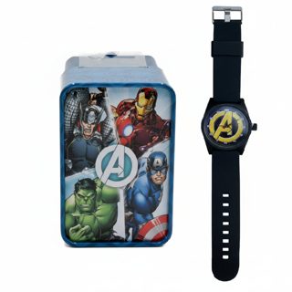 Marvel Avengers Analog Watch Silicone Strap Yellow