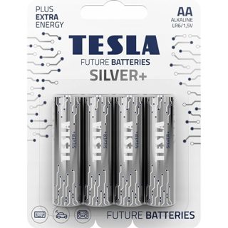 Tesla Silver+ AA BATERI *4