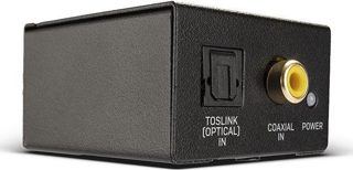 Adapter Lindy 70368 Audio I O Converter Toslink Dhe Koaksial Në RCA I Zi