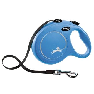 Flexi Classic L Litar drejtues për qen 8 m 50 kg ngjyrë blu